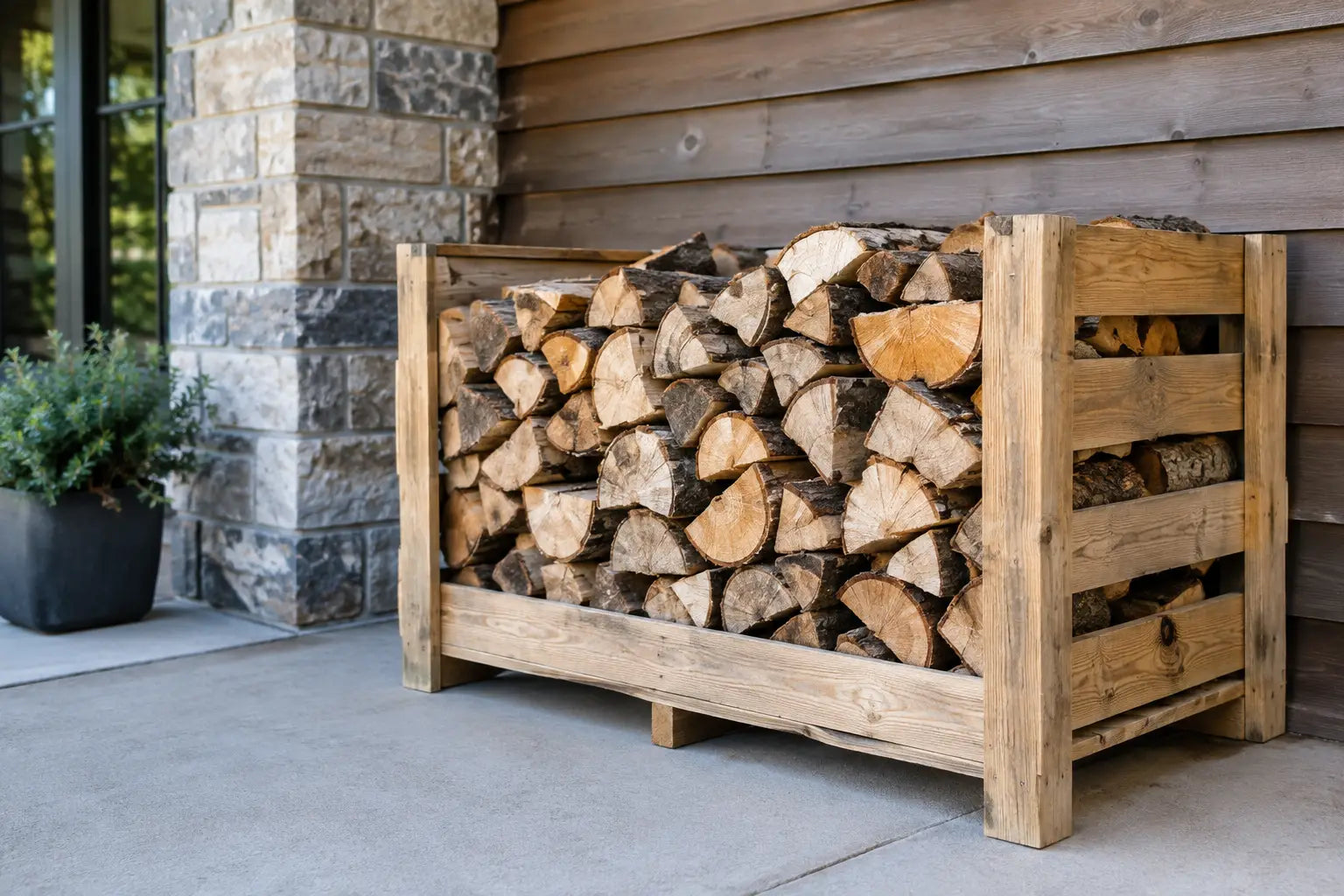 Is a Large Crate of Logs Right for Your Home?