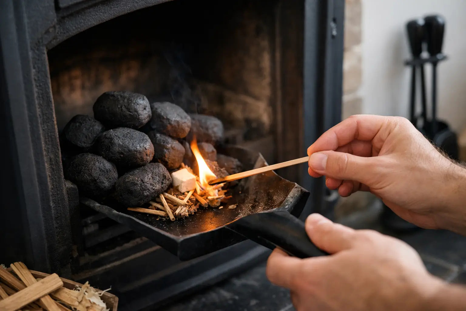 How to Light Smokeless Fuel Safely at Home
