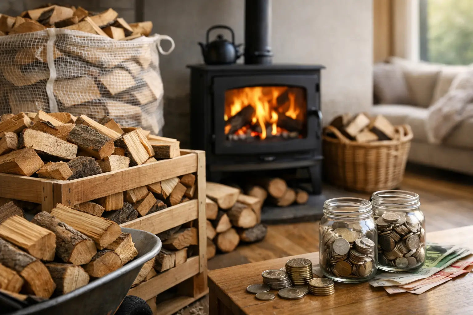 How a Firewood Bulk Buy Saves UK Homes Money