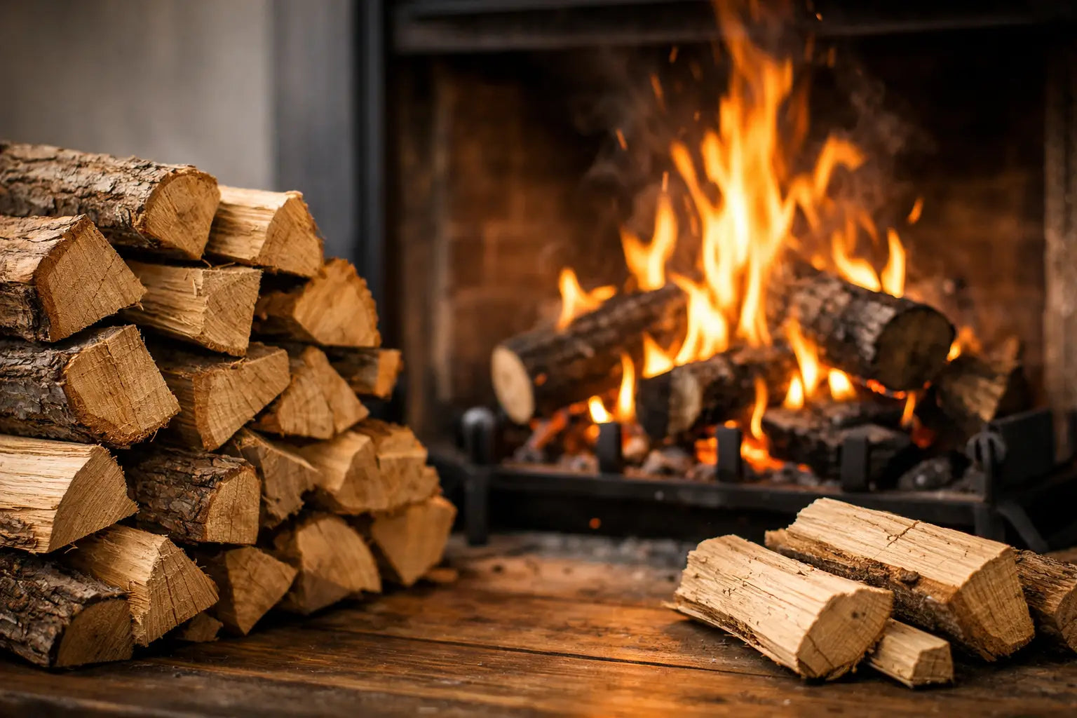 Extra Dry Firewood for Cleaner More Efficient Fires