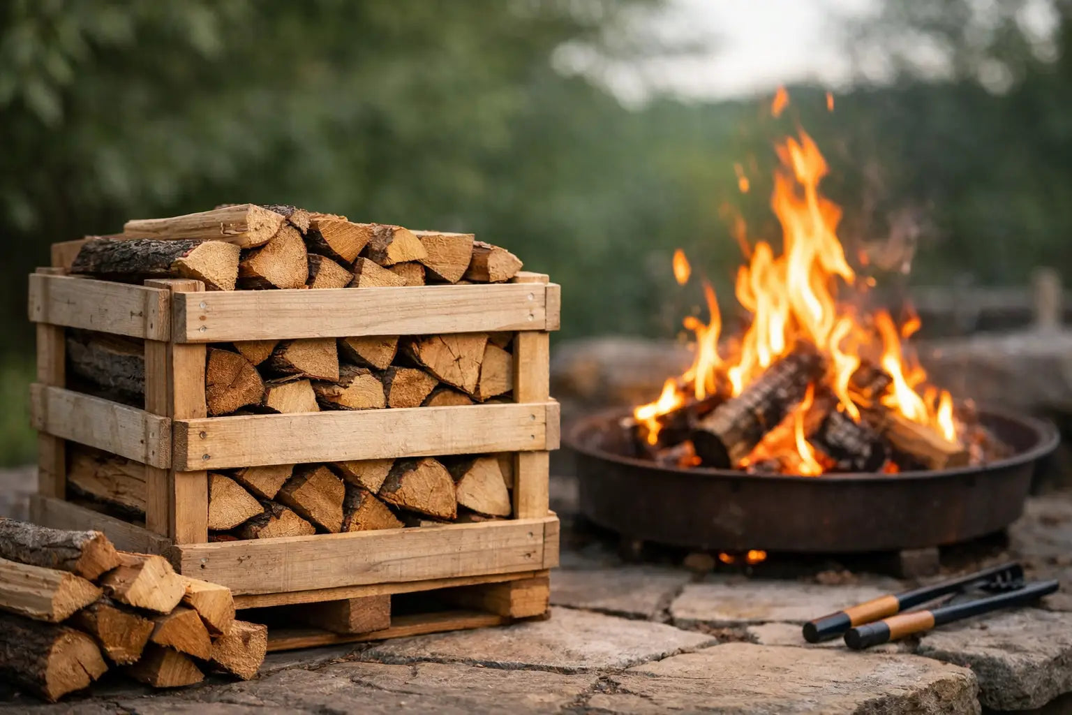 Choosing a Firewood Crate That Burns Better