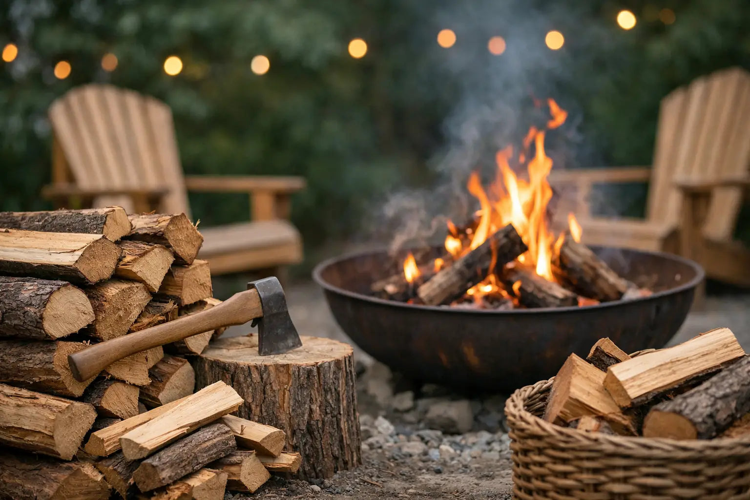 How to Choose Firewood for Outdoor Firepits