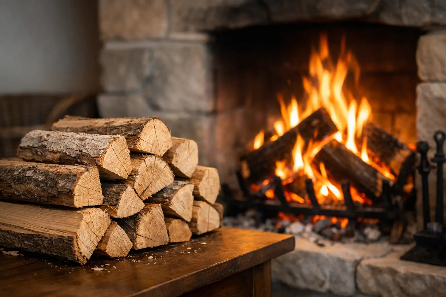 Low Moisture Firewood for Cleaner, Warmer Fires