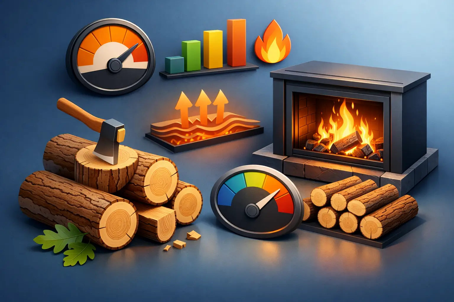 Oak Logs Heat Output Explained
