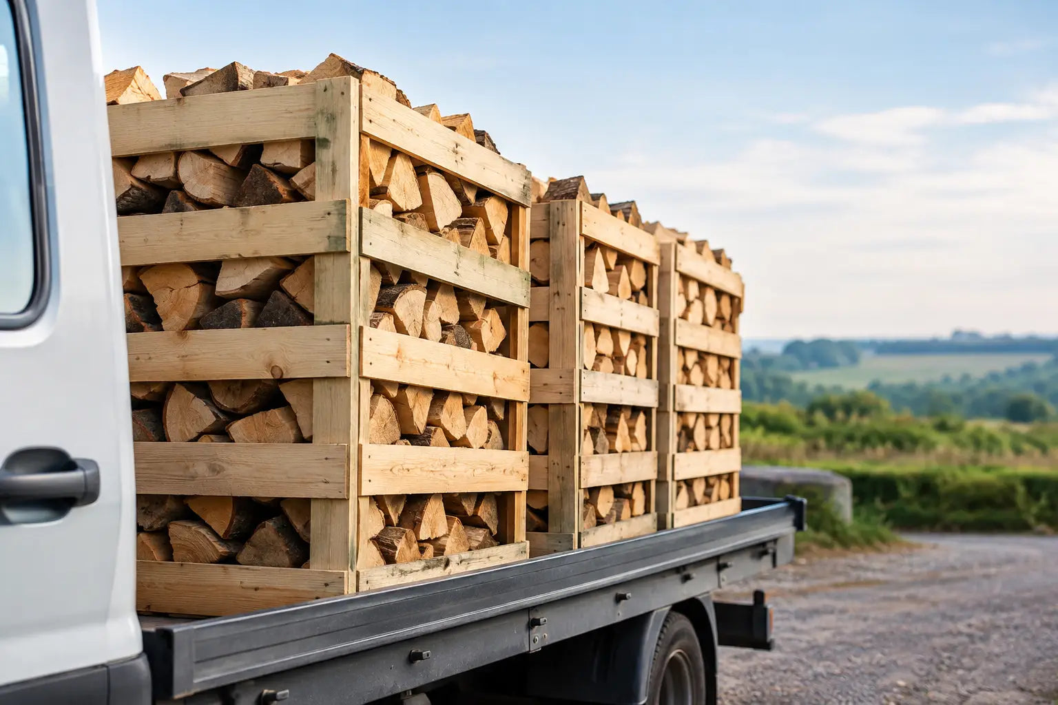 Hornbeam Crates of Logs Near Me Delivered
