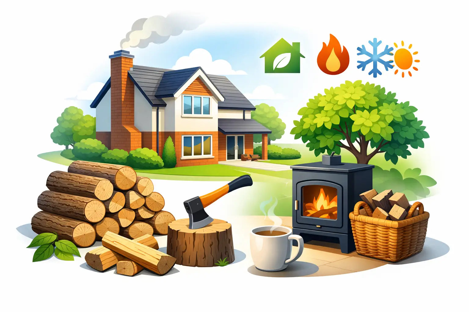 Ash Firewood Benefits for UK Homes