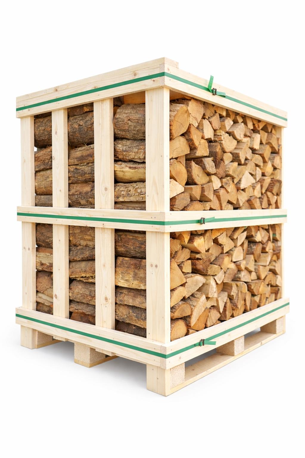 Kiln Dried Oak Logs (Standard Crate) + Free Kindling