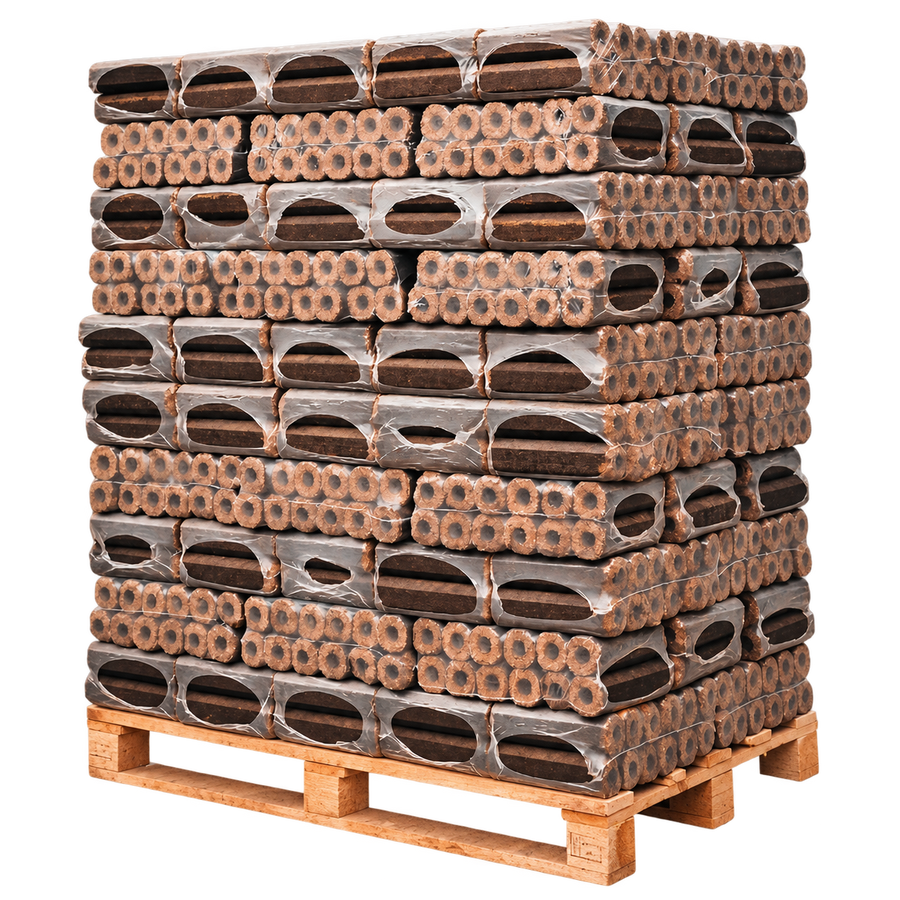 96 x 10kg - Packs - Pini-Kay Oak Briquettes