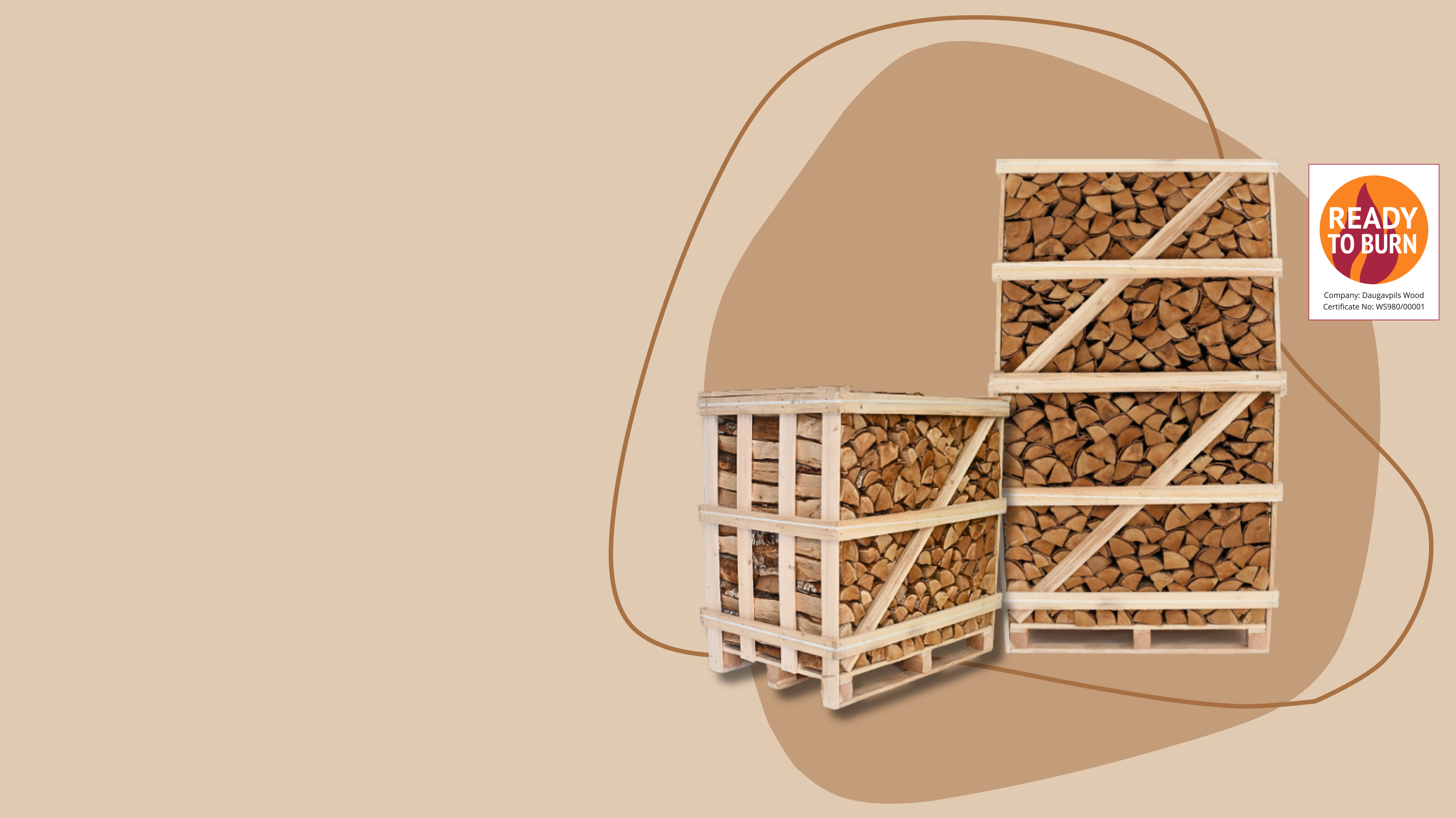 Premium quality kiln dried firewood in UK