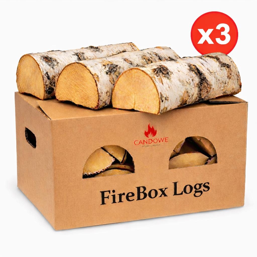 FIRE-BOX Logs Birch