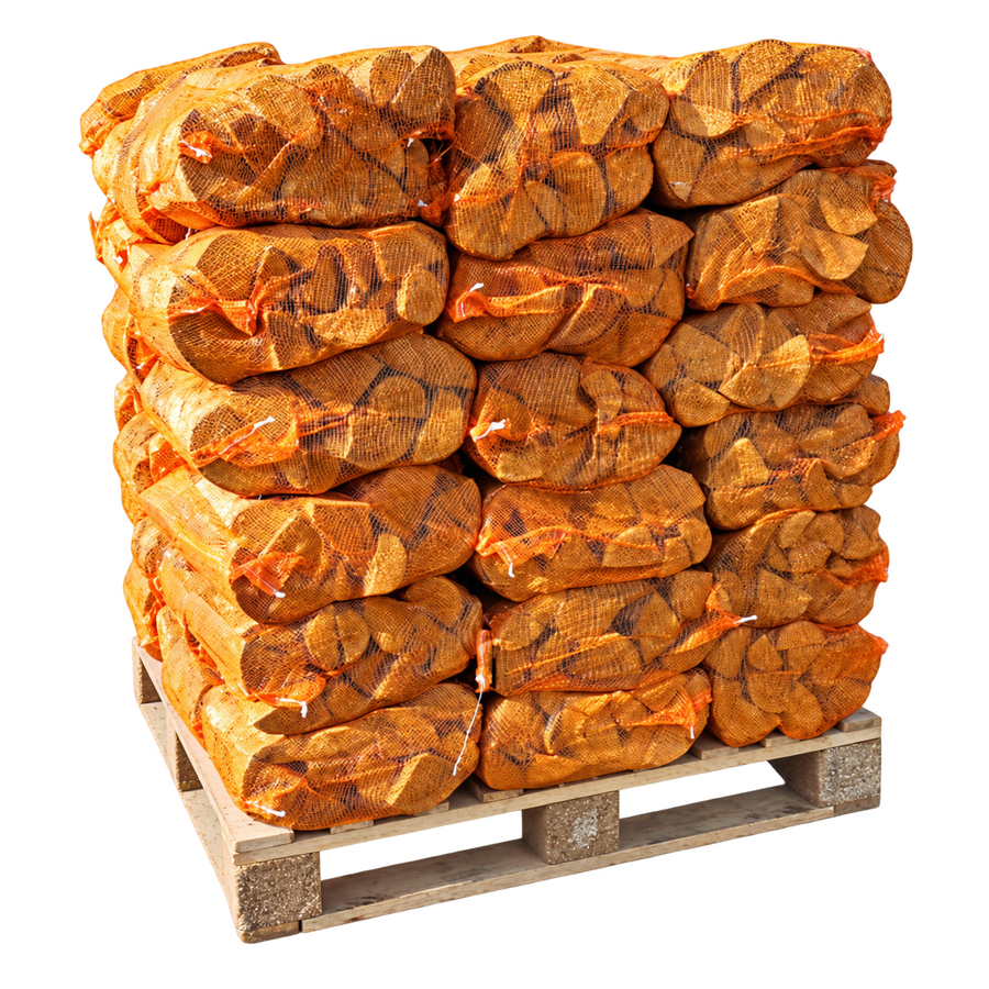 Kiln Dried Birch Logs - 20L x 72 Net Bags