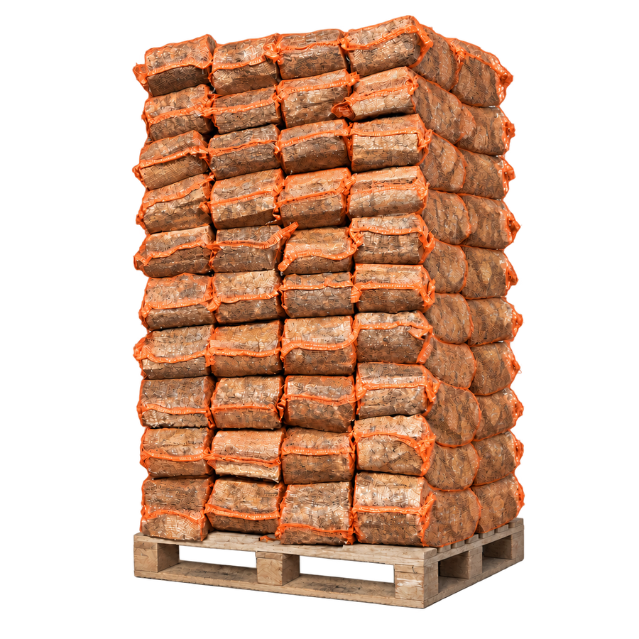 Kiln Dried Birch Logs - 40L x 88 Net Bags