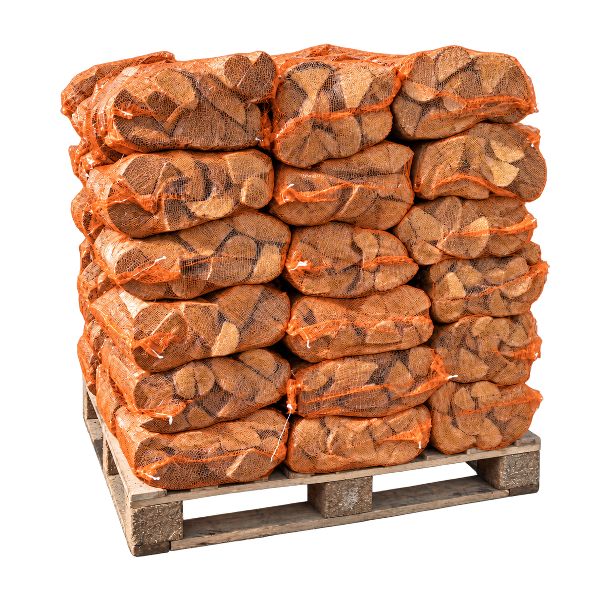 Kiln Dried Birch Logs - 25L x 60 Net Bags