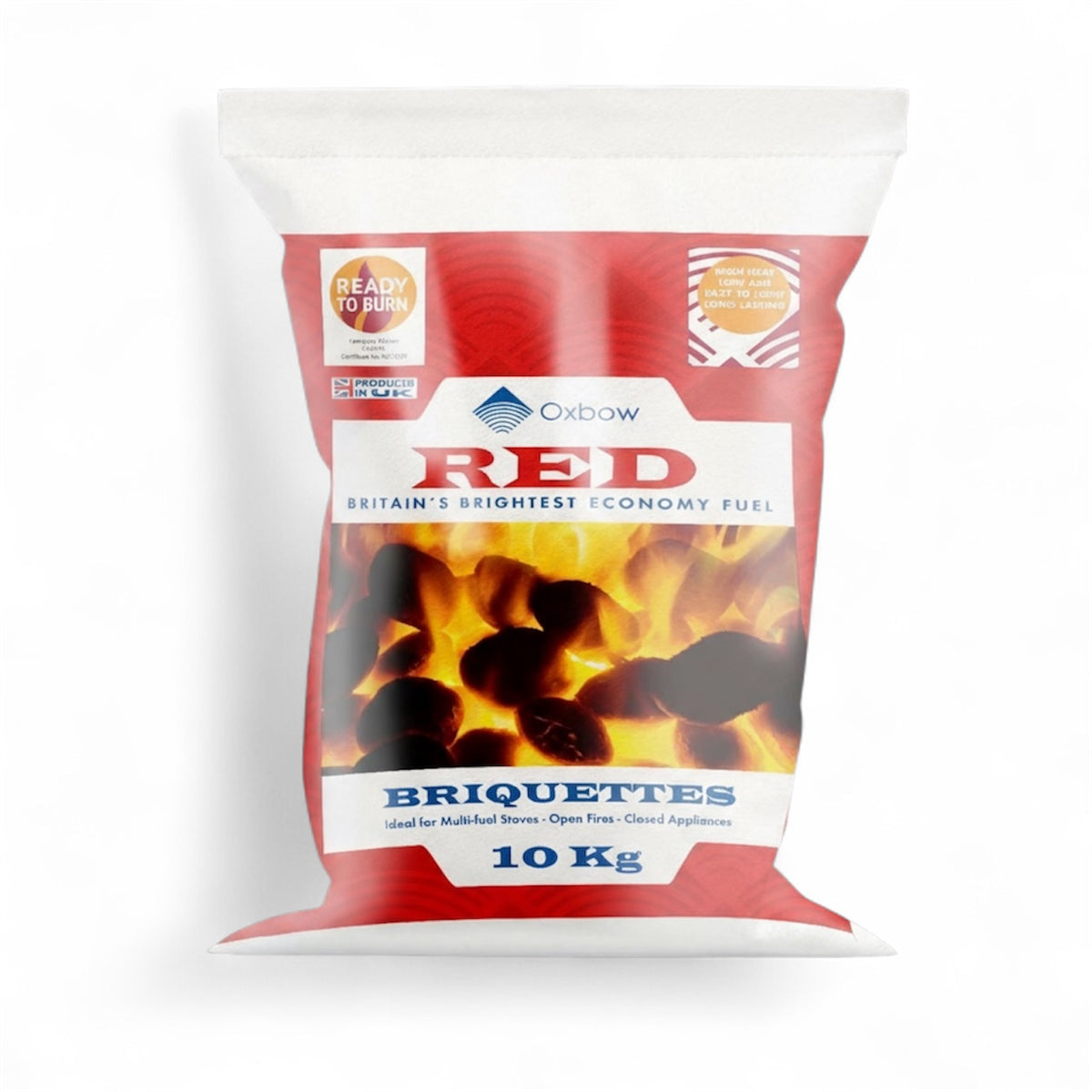 Oxbow Red 10kgx 100 - Smokeless Coal Briquettes