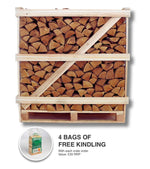 Kiln Dried Alder Logs (Standard Crate) + Free Kindling