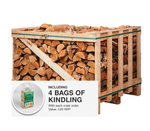 Kiln Dried Birch Logs (Economy Crate)Including Kindling