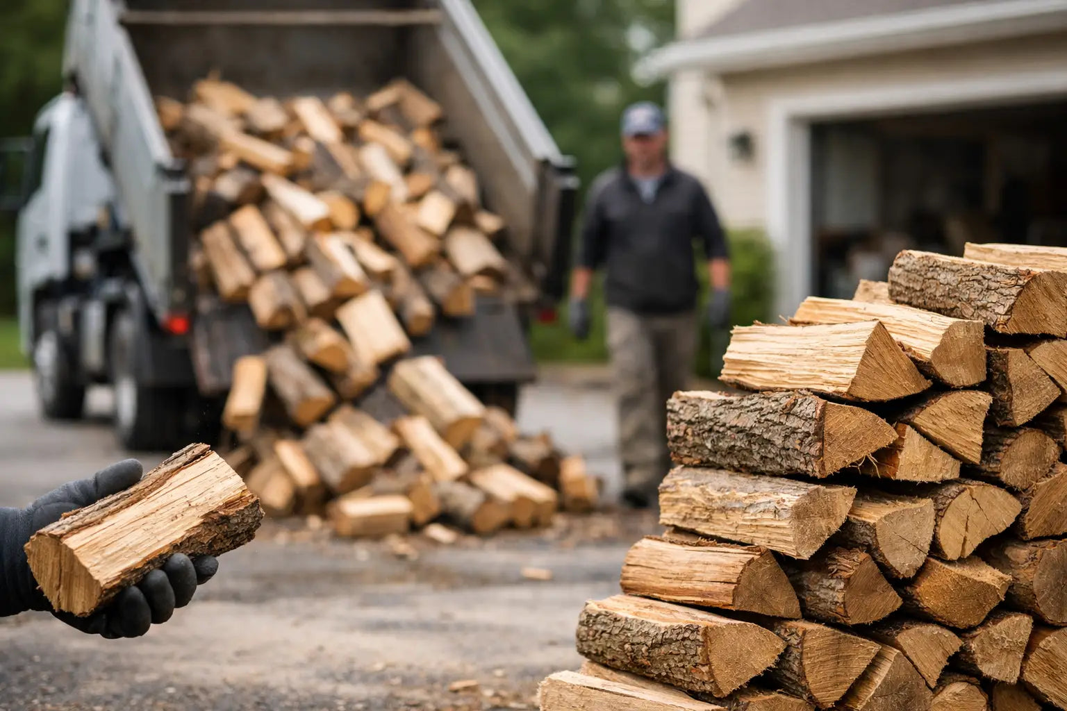 Firewood Delivered Next Day: What to Check