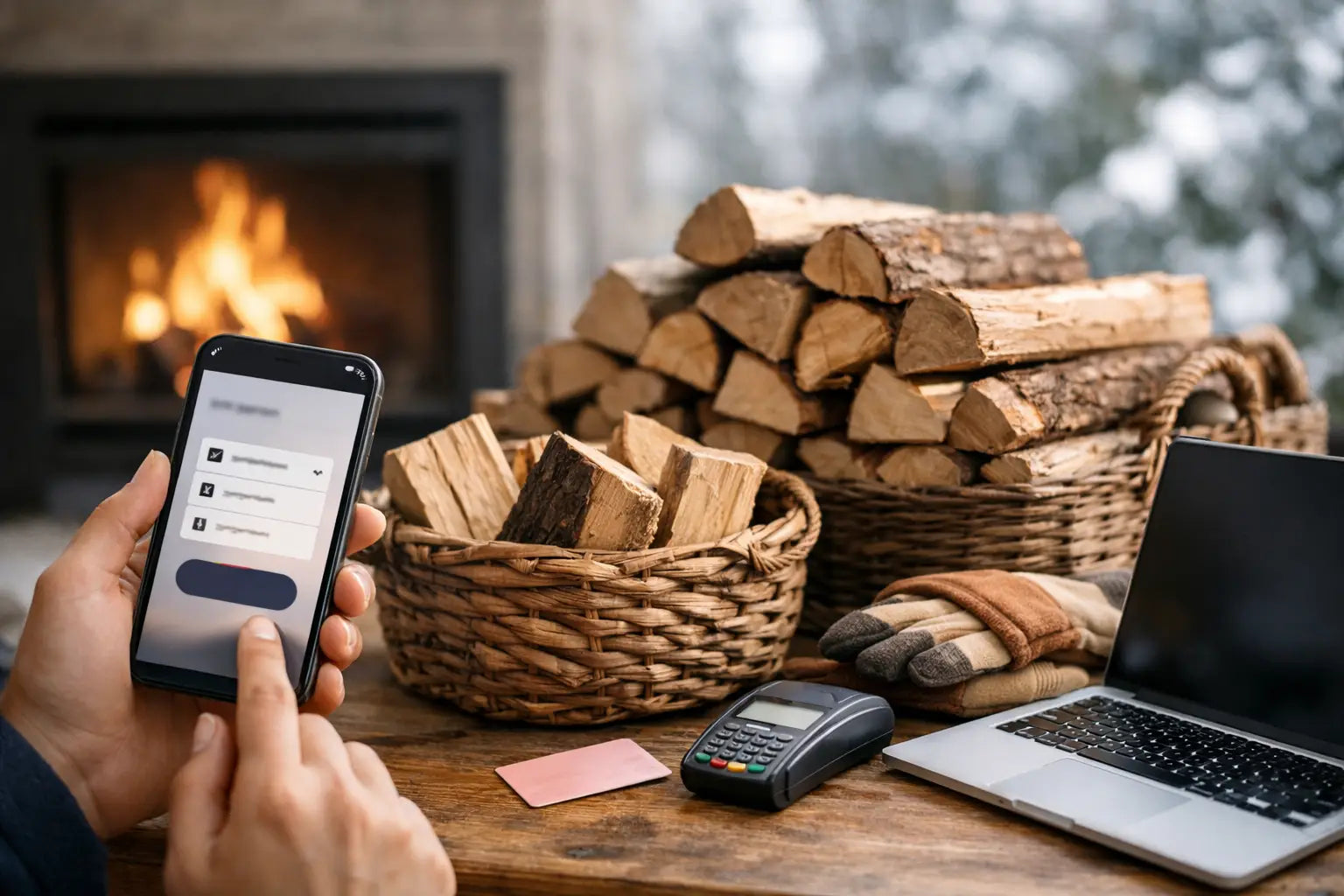 How to Buy Firewood with Klarna for Winter