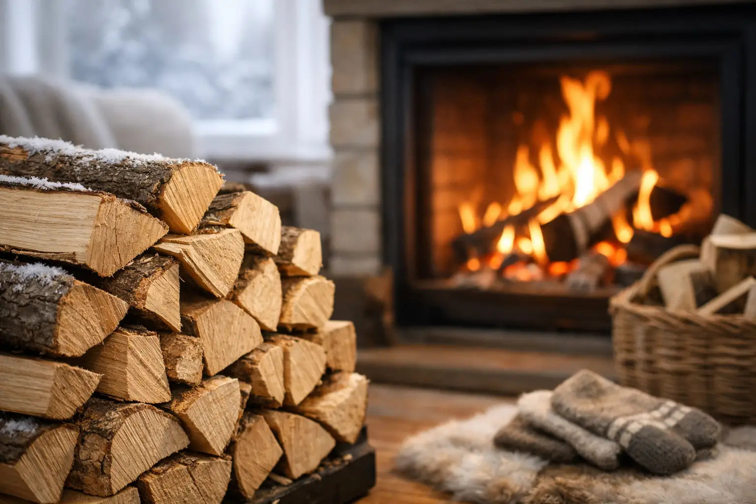 Winter Firewood for a Warmer, Cleaner Home