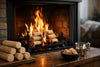 Clean Burning Fuel for an Open Fireplace in Winter