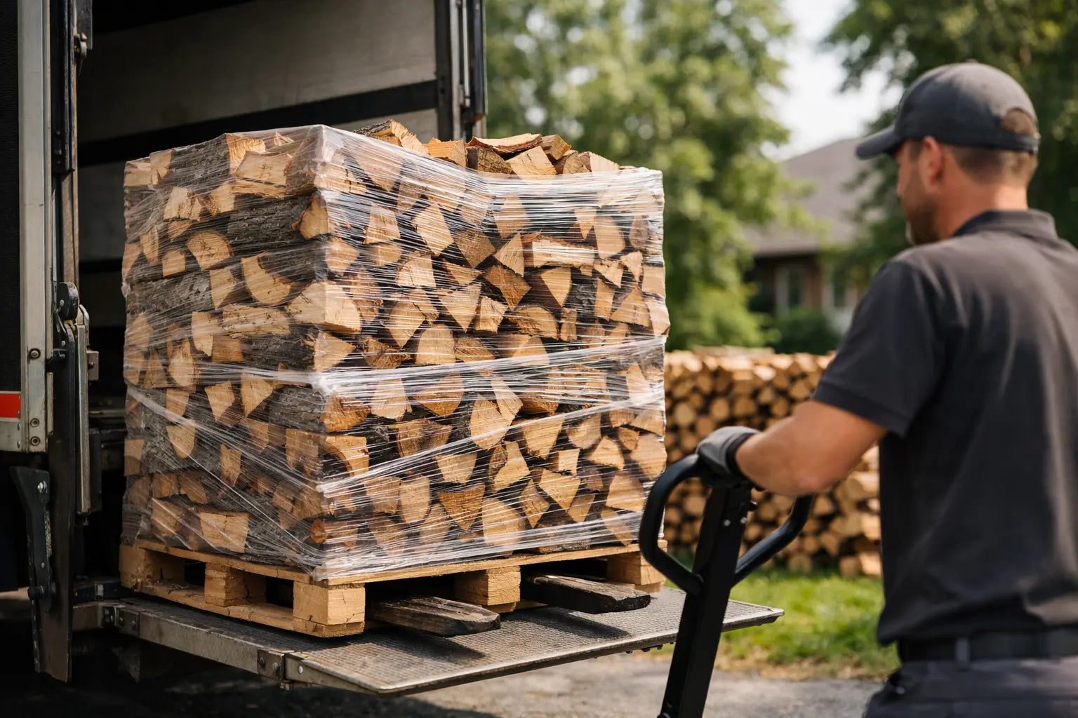 What to Expect From Firewood Pallet Delivery