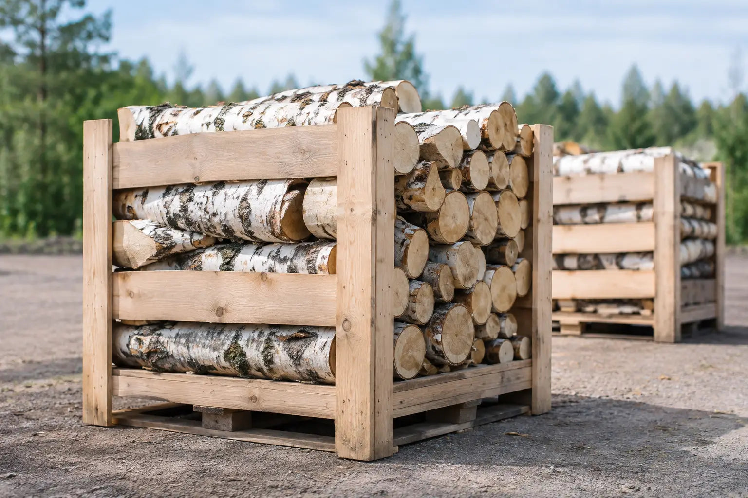 Where to Buy Birch Crates of Logs Near Me