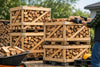 How to Stack Firewood Crates Safely at Home