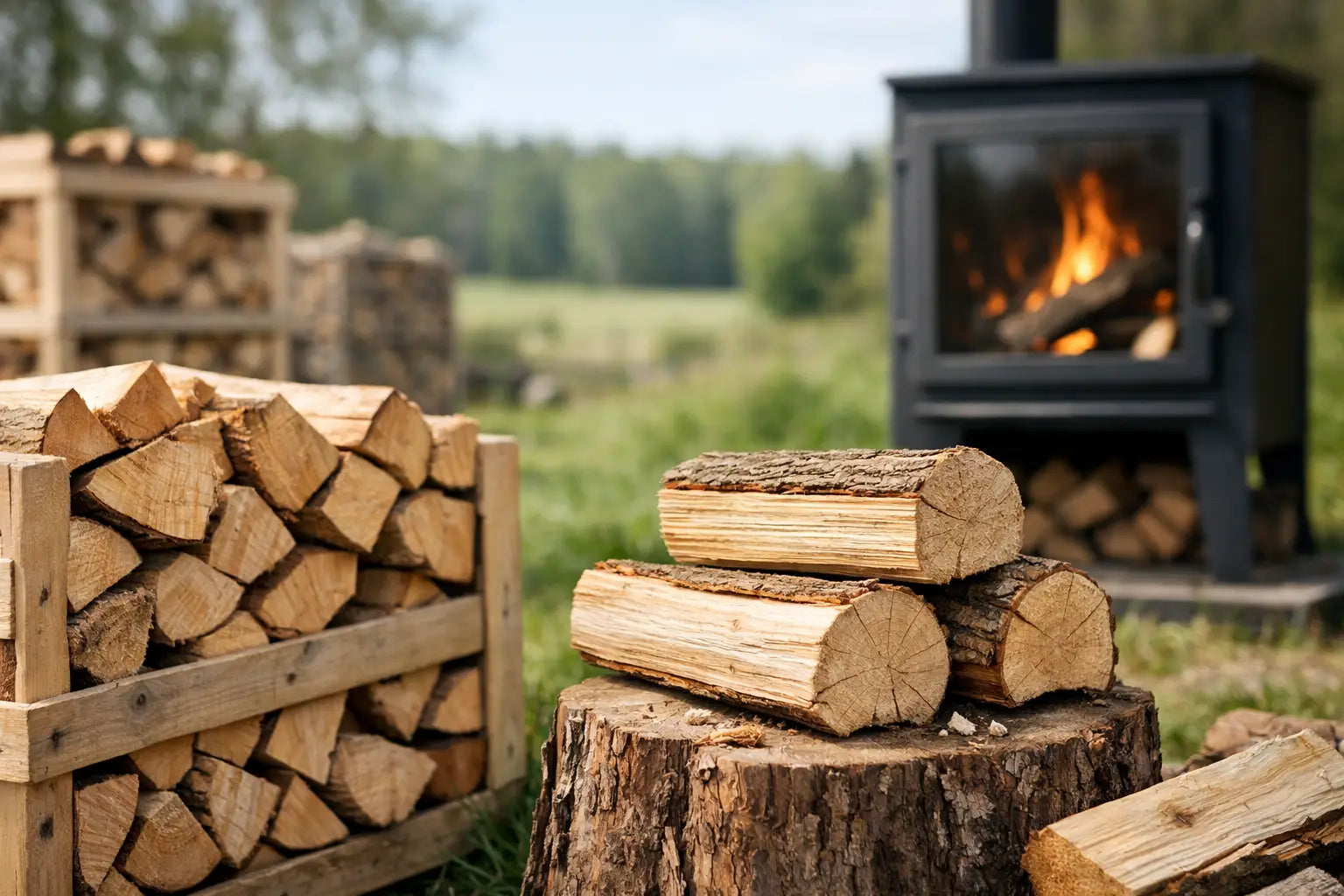 Choosing Sustainable Kiln Dried Logs in the UK