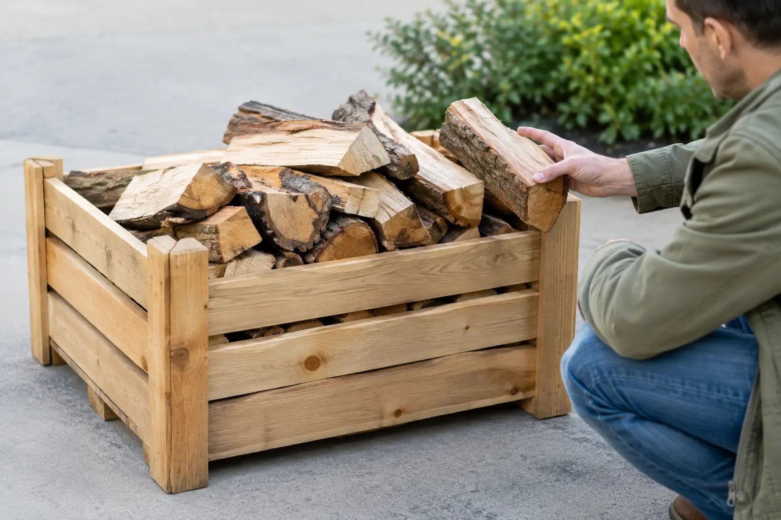 A Crate of Hardwood Logs: Checks Before Buying