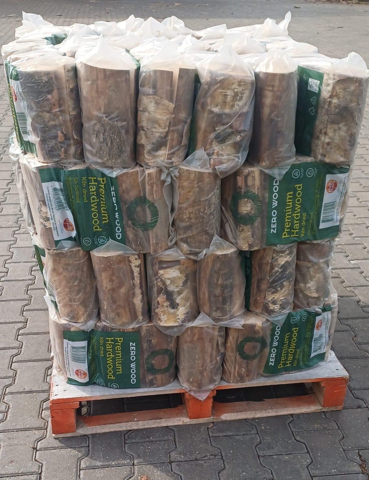 Kiln Dried Birch Logs - 20L Bags x 64 - 2m3 Loose