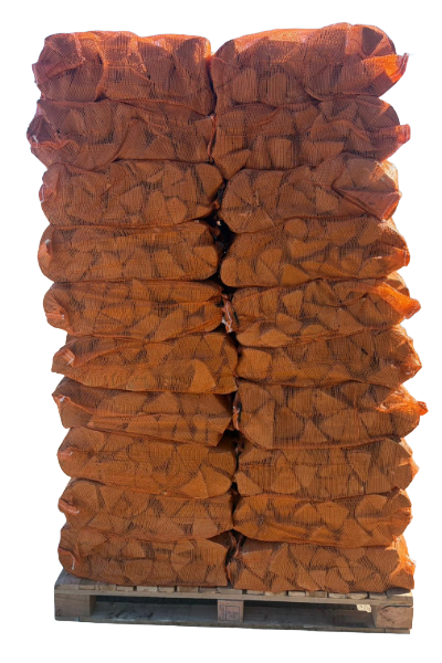 Kiln Dried Birch Hardwood Logs - 80 Large 40L nets