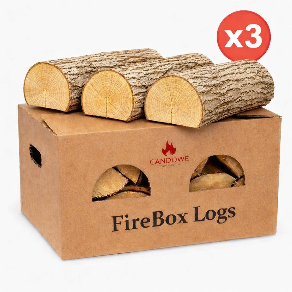 FIRE-BOX Logs Ash