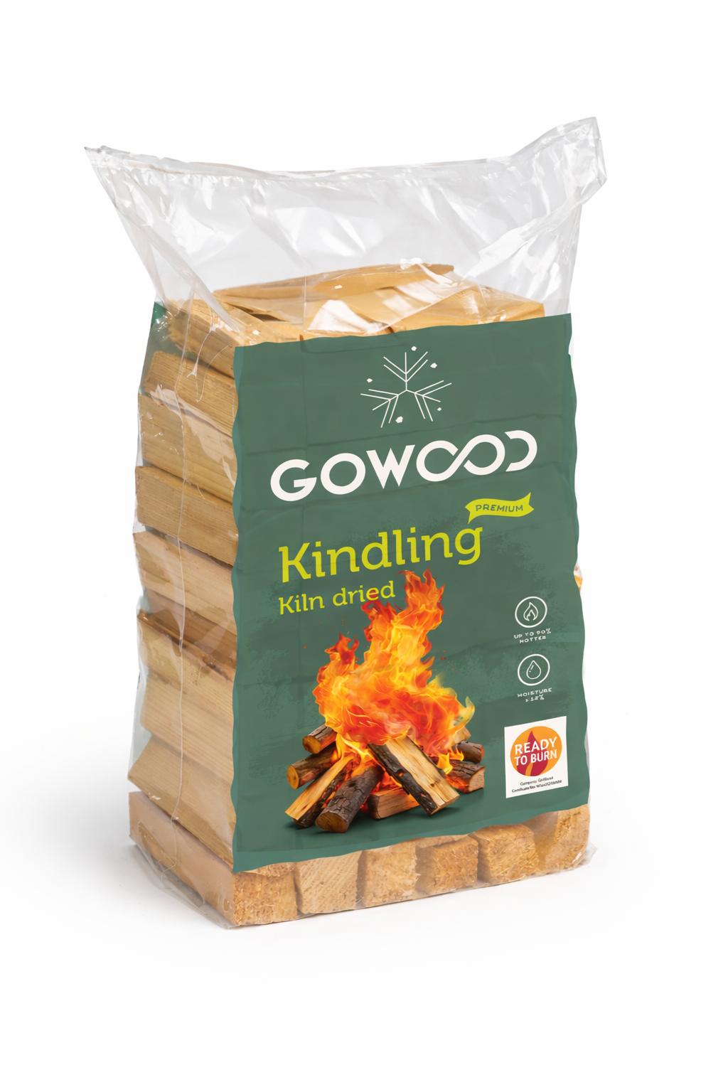 Kindling 200 x 2.0kg plastic bags