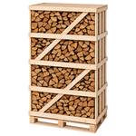Kiln Dried Alder Logs (Large Crate) Including Kindling