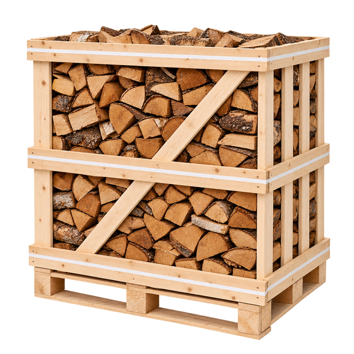 Kiln Dried Alder Logs (Standard Crate) Including Kindling