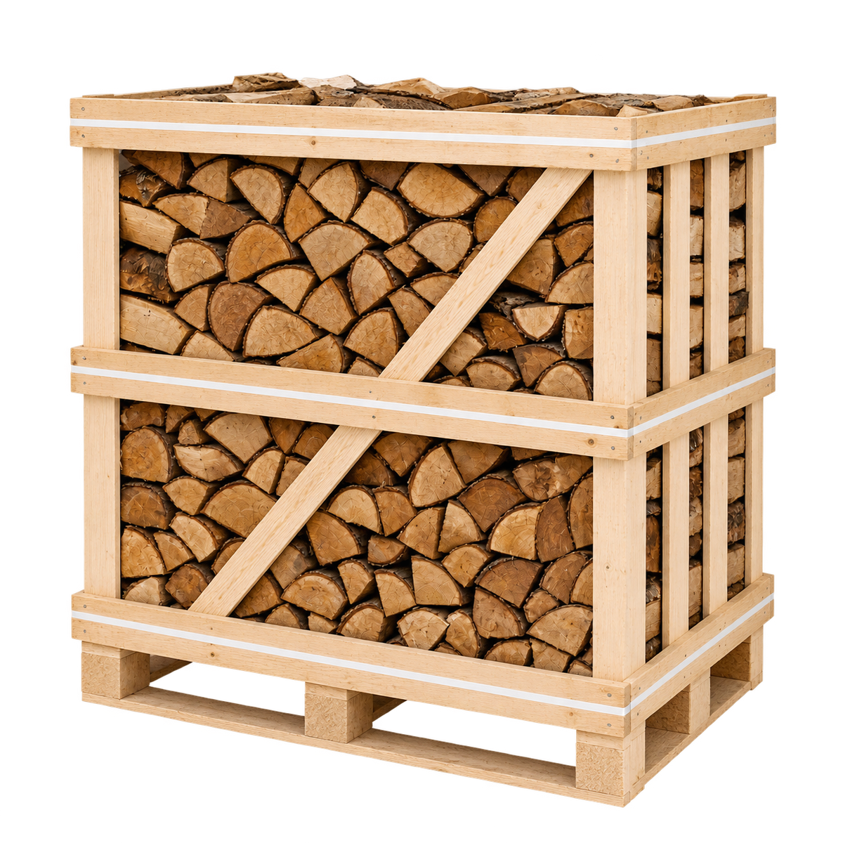 Kiln Dried Birch Logs (Standard Crate) Including Kindling