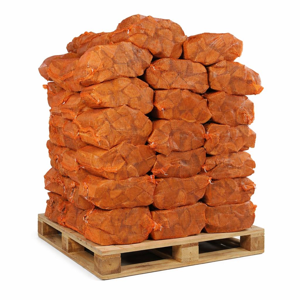 Kiln Dried OAK Hardwood Logs - 80 Large 40L nets