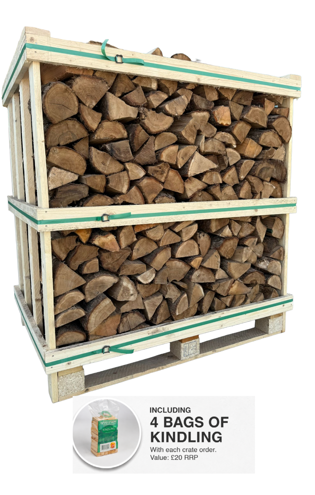 Kiln Dried Hornbeam (Standard Crate)Including Kindling