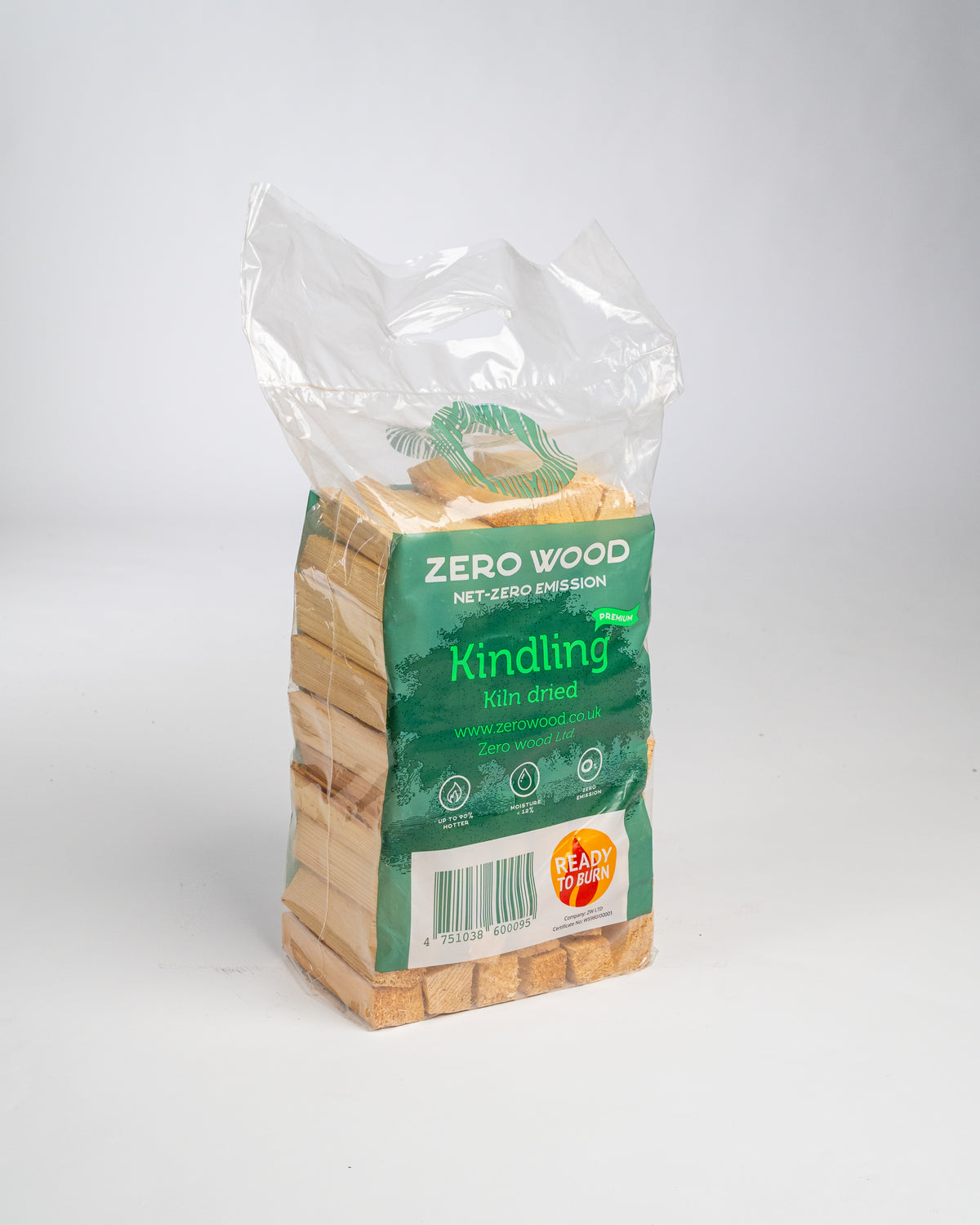 Kiln Dried Alder kindling plastic bags 2 kg x 200